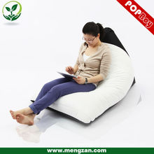 Living room adult bean bag reclining lounger, Twisted indoor bean bag recliner